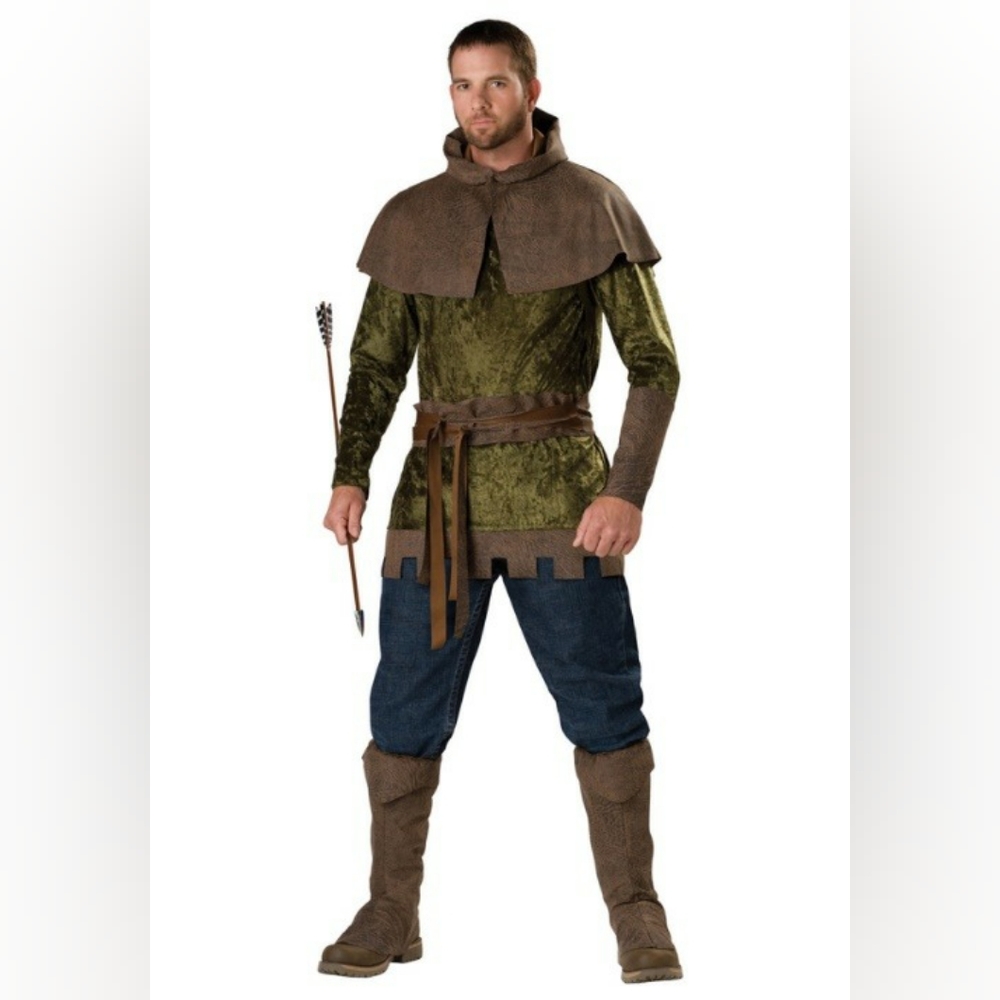 Halloween 🎃 Size Medium Mens In Character Robinhood Costume outfit